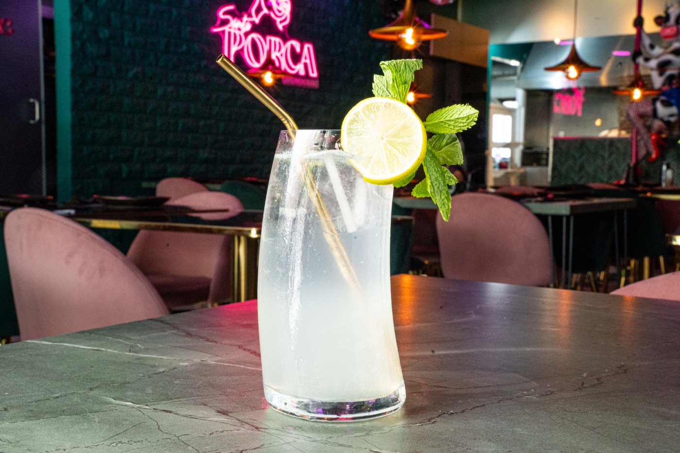 Detalhe do bar